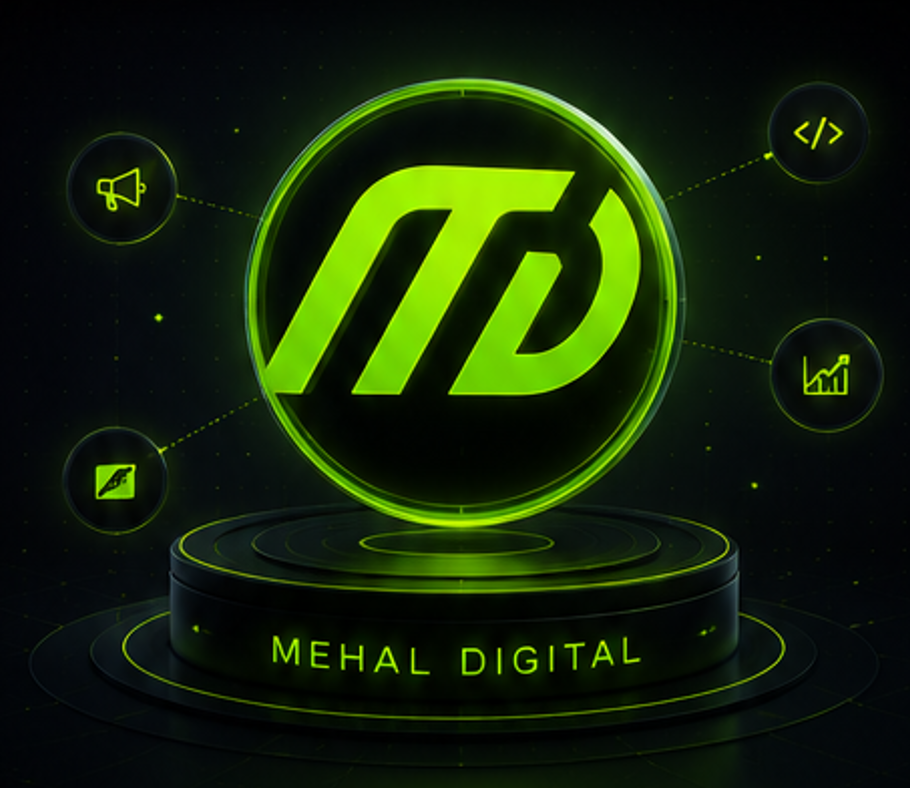 Mehal Digital 3D Logo